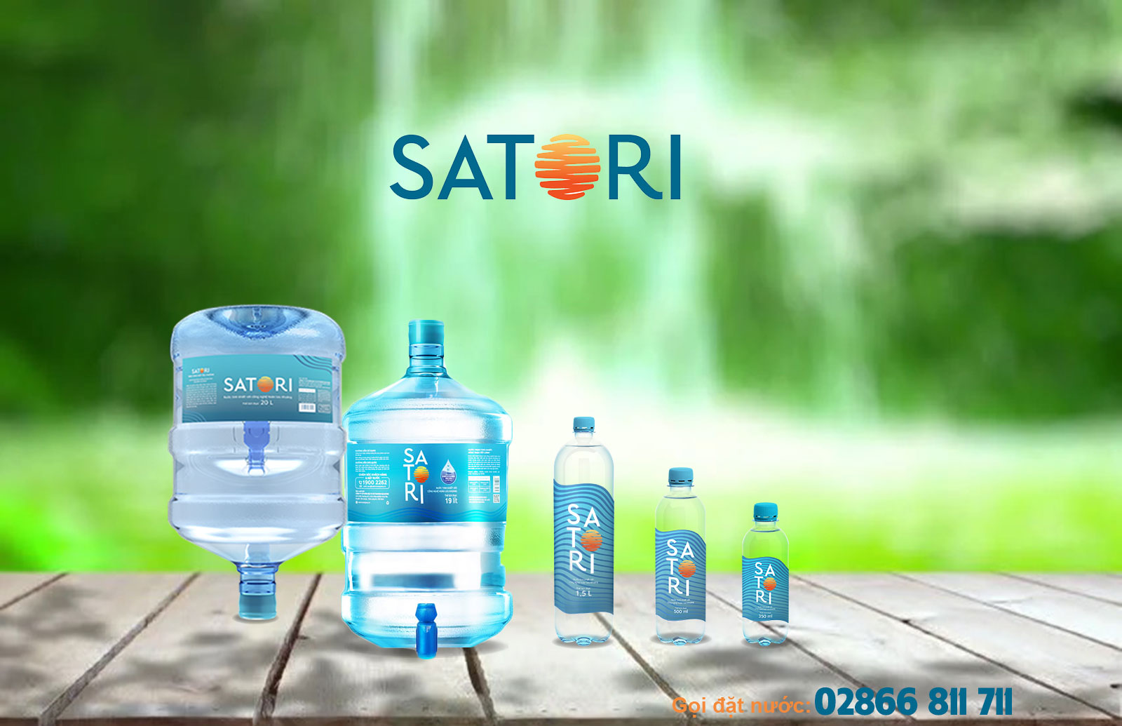 Nước lọc Satori - Tinh khiết hoàn lưu khoáng, đặt hàng giao nhanh